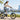 Woman riding an ADO Air 20 Ultra-style folding e-bike along a waterfront path.