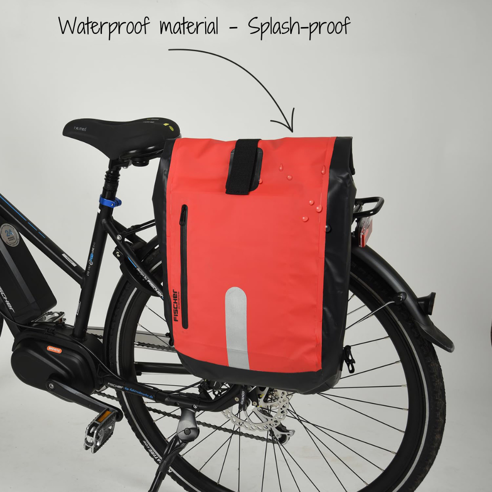 Fischer Waterproof Pannier Bag & Backpack, 23L