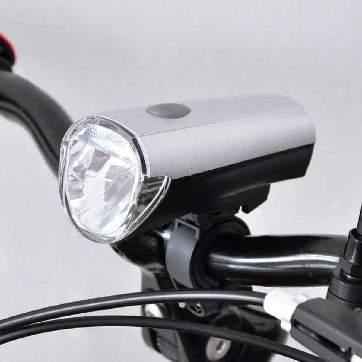 Fischer LED Front & Rear Light Set, 30/15 Lux