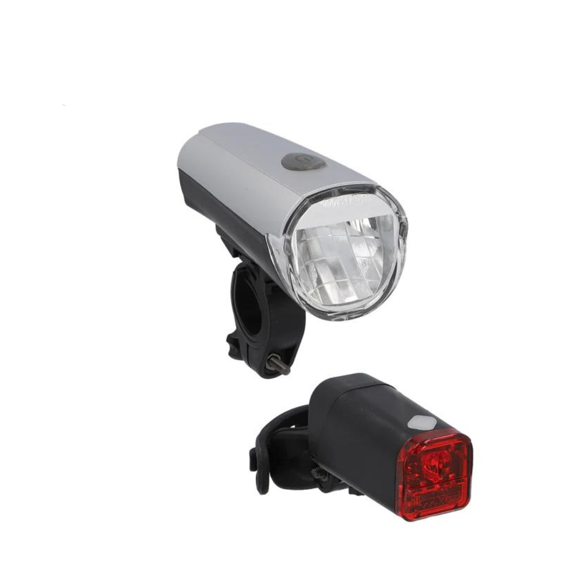 Fischer LED Front & Rear Light Set, 30/15 Lux